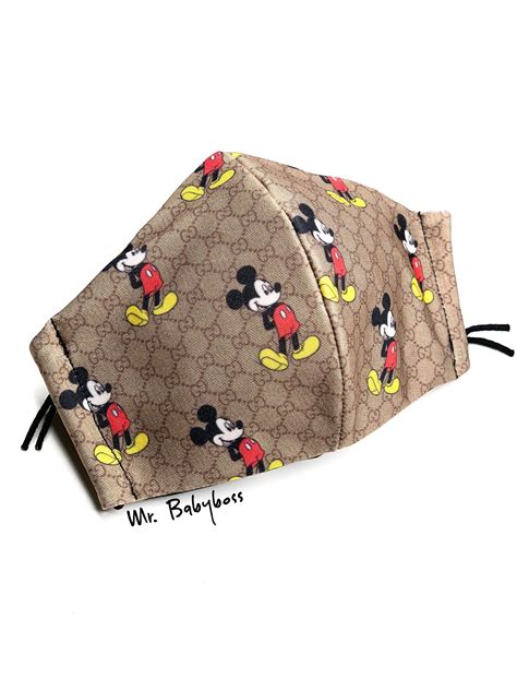 gucci face mask mickey mouse|More.